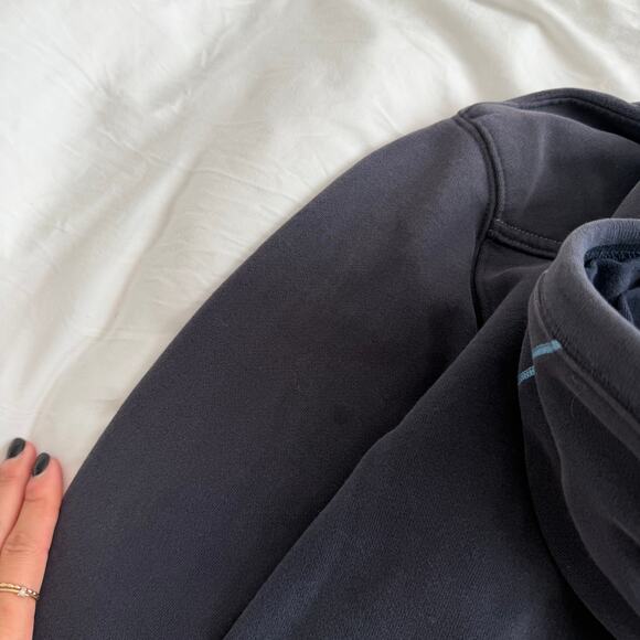 Topo Ranch Angel Wing Zip Up Hoodie Navy Blue Y2K Skate Size M - Picture 6 of 9